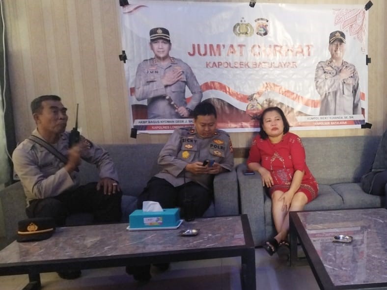 Polsek Batulayar dan Masyarakat Spa Green Leaf Curhat Soal Kamtibmas