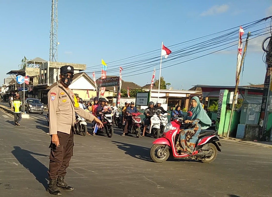 Polsek Kediri Amankan Jalan Sehat