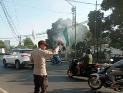 Polsek Kediri Awali Pelayanan dengan Pengaturan Lalulintas Pagi di Tiga Titik Rawan