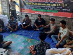 Polsek Kuripan Sosialisasikan dan Patroli Pencegahan Karhutla