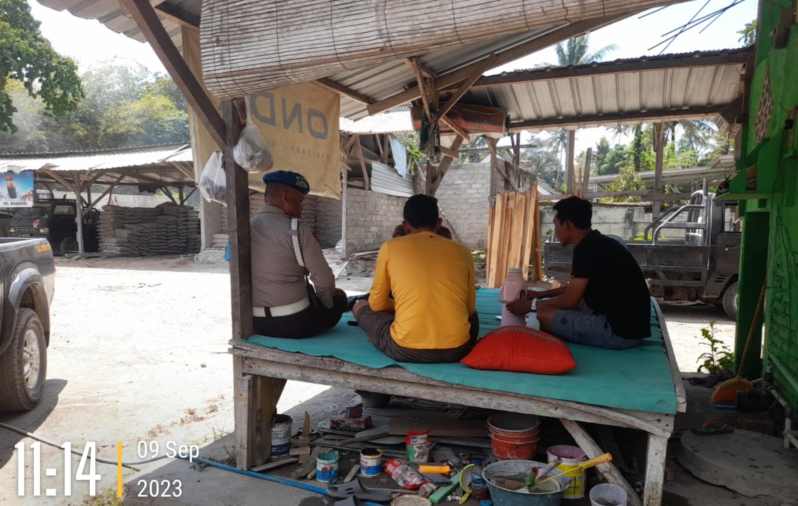 Polsek Lembar Siap Mencegah Gangguan Kamtibmas dengan Patroli Monitoring