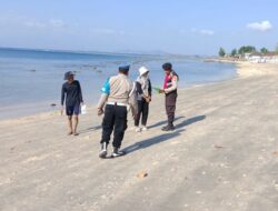 Polsek Sekotong Patroli dan Beri Himbauan Kamtibmas di Obyek Wisata Pantai Elak-elak
