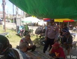 Sat Binmas Polres Lobar Silahturahmi dan Bintek dengan Pedagang Pasar Segenter