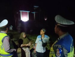 Sat Lantas Polres Lombok Barat Patroli Malam, Cegah Balap Liar dan Kejahatan Jalanan