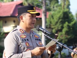 Polres Lombok Barat Gelar Pasukan Operasi Mantap Brata Rinjani untuk Amankan Pemilu 2024