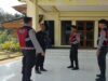Patroli di Kantor DPRD Lombok Barat
