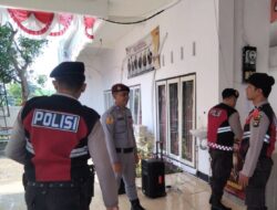 Polres Lombok Barat Patroli Kantor KPU, Sosialisasikan Pelayanan 110