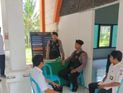 Polres Lombok Barat Patroli Amankan Kantor Bawaslu Jelang Pemilu 2024