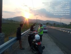 Polres Lombok Barat Lakukan Patroli Terjadwal Antisipasi Balap Liar dan Tindak Kejahatan