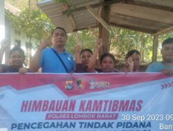 Polsek Gerung Sosialisasi TPPO dan Persyaratan PMI