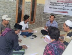 Polsek Sekotong Sosialisasikan Bahaya TPPO kepada Masyarakat Sekotong Tengah