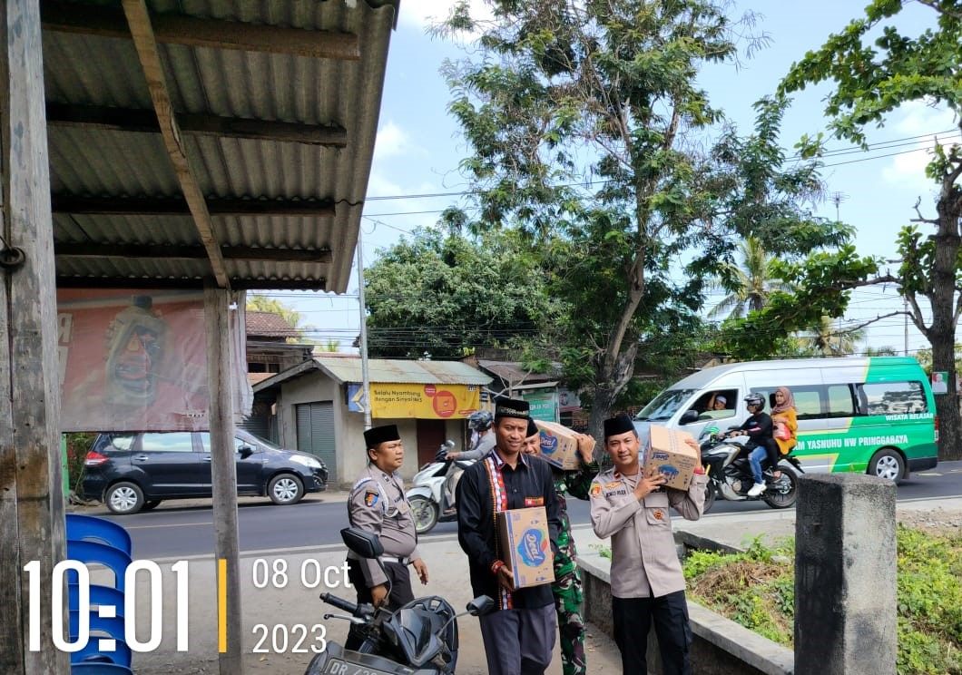 Tiga Pilar Kecamatan Lembar Beri Dukungan Moral