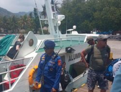 Polair Polres Lombok Barat Berikan Himbauan Kamtibmas dan Edukasi Pemilu 2024 di Pelabuhan Senggigi