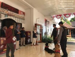 Polres Lombok Barat Jamin Keamanan Kantor Bawaslu dan KPU Gerung