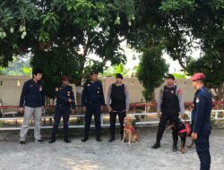 Polres Lombok Barat Sterilisasi Kantor KPU, Antisipasi Bahan Peledak Jelang Pemilu 2024