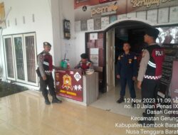 Polres Lombok Barat Tinjau Kesiapan Keamanan Kantor KPU Gerung Jelang Pemilu 2024