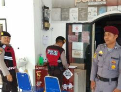 Polres Lombok Barat Patroli Kantor KPU Antisipasi Gangguan Kamtibmas Pemilu 2024