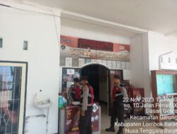 Operasi Mantap Brata Rinjani 2023-2024: Polres Lombok Barat Lakukan Patroli Preventif di Kantor KPU