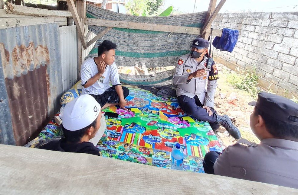 Polsek Kediri Sambangi Warga Masyarakat, Jaga Kamtibmas