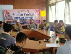 Polsek Labuapi Gelar Program Jum’at Curhat, Ajak PPK Bahas Potensi Kerawanan Pemilu 2024