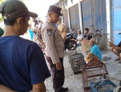 Polres Lombok Barat Sosialisasi Pemilu 2024 ke Komunitas Pedagang dan Pecinta Burung