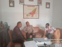 Satgas Preemtif Polres Lombok Barat Sosialisasikan Pemilu dan Kamtibmas