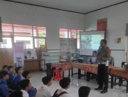 Satlantas Polres Lobar Gelar Edukasi Safety Riding di SMKN 2 Kuripan