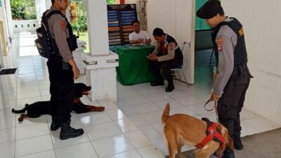 Sterilisasi Objek Vital Pemilu di Lombok Barat untuk Menciptakan Situasi Kamtibmas yang Aman
