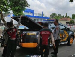 Kendaraan Patroli Polres Lombok Barat Siap Amankan Pemilu 2024