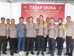 Kapolres Lombok Barat Apresiasi Kinerja Polsek Batulayar Jaga Kamtibmas Jelang Pemilu 2024
