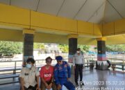 Polairud Polres Lombok Barat Patroli Jalan Kaki dan Polmas Air di Pelabuhan Senggigi