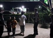 Warga Penarukan Lauk Gerung Dengarkan Visi dan Misi Caleg DPRD Lobar, Polisi Lakukan Pengamanan
