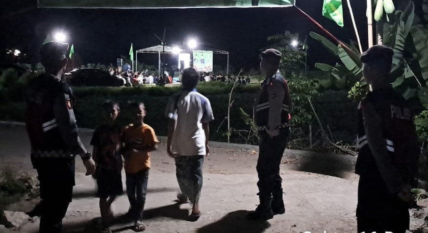 Polres Lombok Barat Amankan Kampanye Dialogis Caleg DPRD Dapil II Lombok Barat di Kebon Ayu