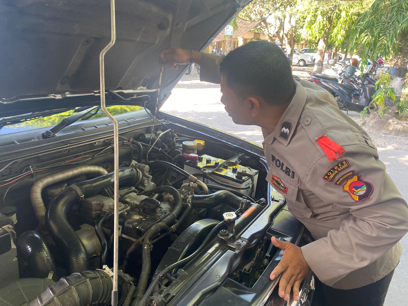 Polres Lombok Barat Gelar Apel Kesiapan Personel dan Peralatan OMB Rinjani 2023-2024