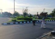 Satgas Kamseltibcarlantas Polres Lombok Barat Gelar Gatur dan Patroli Sore, Antisipasi Laka Lantas dan 3C