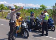 Polres Lombok Barat Patroli Antisipasi 3C dan Kemacetan di Jalur Bypass BIL