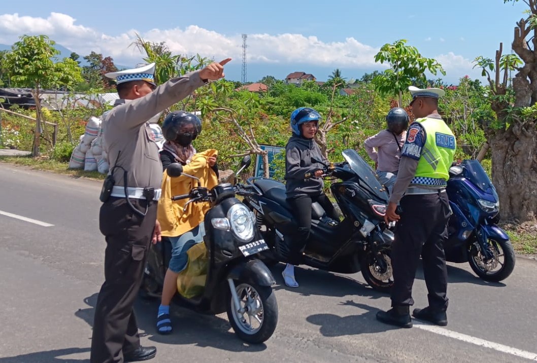 Polres Lombok Barat Gelar Patroli Antisipasi 3C di Jalur Bypass BIL