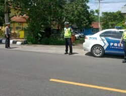 Polres Lombok Barat Gelar Pengaturan, Pengawalan, dan Patroli untuk Amankan Pemilu 2024