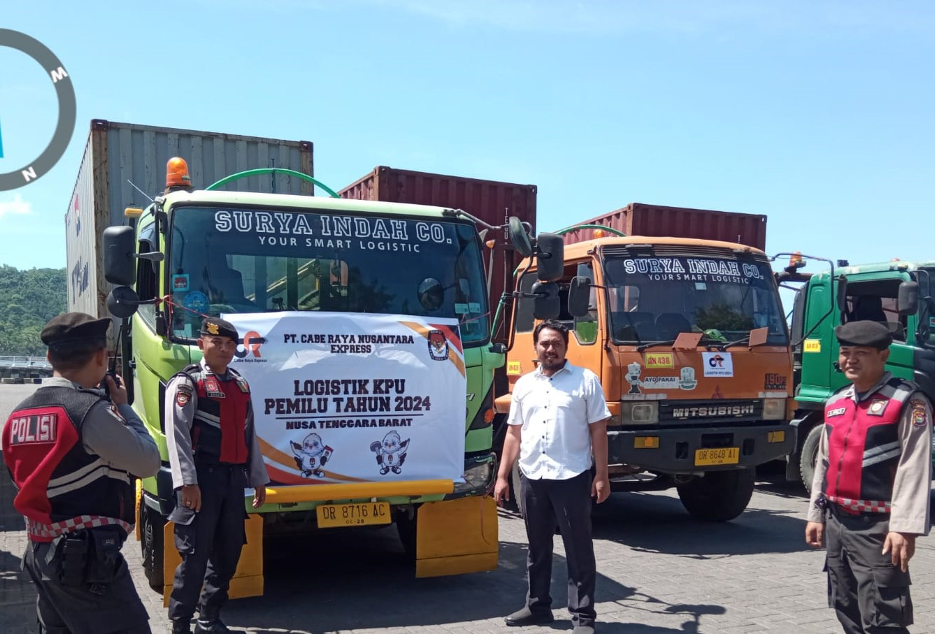 Polres Lombok Barat Siap Amankan dan Kawal Logistik Pemilu 2024