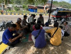 Polres Lombok Barat Sebarkan Pesan Kamtibmas Humanis Jelang Pemilu 2024