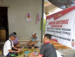 Polsek Lembar Sosialisasi TPPO, Ingatkan Warga untuk Bekerja Secara Resmi