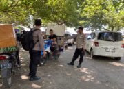 Himbauan Pengunjung Pantai Duduk, Polres Lombok Barat Cegah Kecelakaan dan Pencurian
