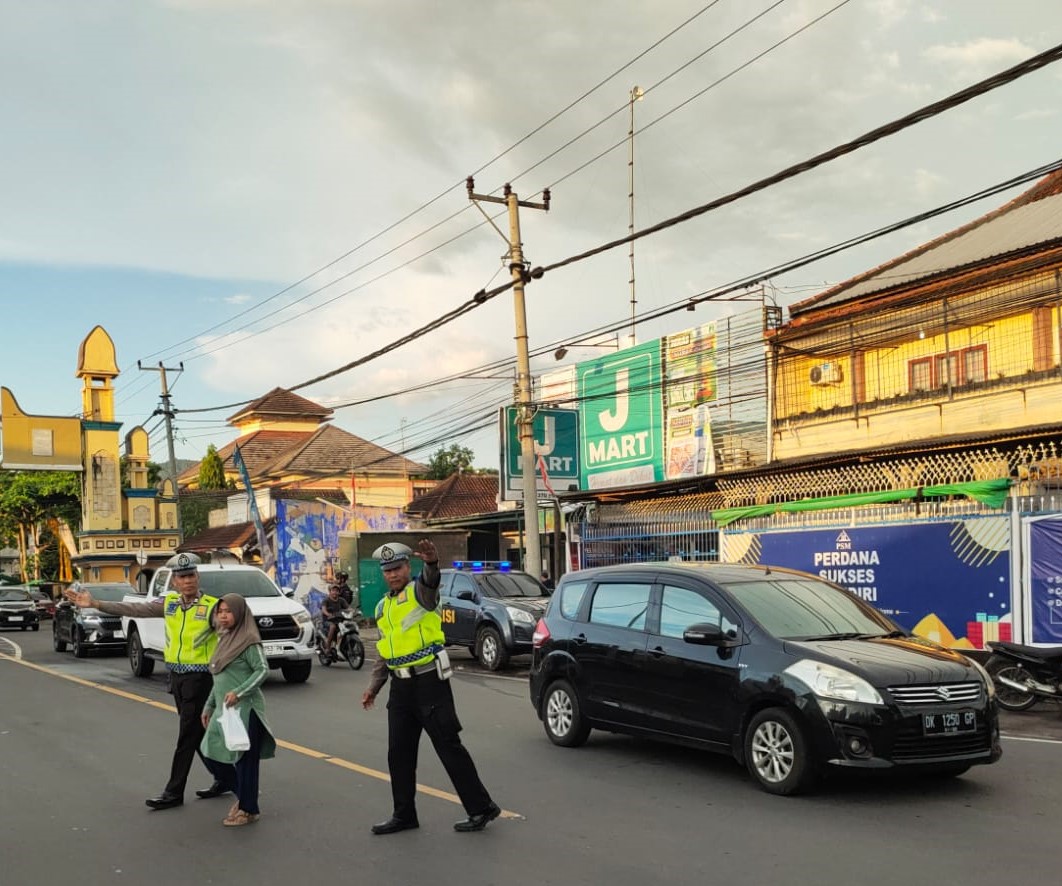 Pospam Batulayar Antisipasi Kemacetan dan Lakalantas