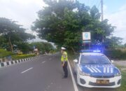 Satgas Kamseltibcarlantas Polres Lombok Barat Siaga Amankan Logistik Pemilu