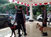 Polres Lombok Barat Gelar Patroli dan Sterilisasi di Kantor KPU Gerung Antisipasi Gangguan Kamtibmas Pemilu 2024