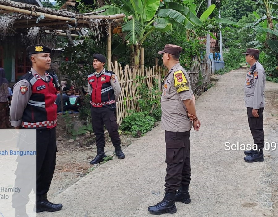 Polres Lombok Barat Amankan Kampanye Pertemuan Terbatas Caleg di Desa Labuan Tereng, Lembar