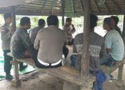 Polsek Sekotong Gelar Patroli Dialogis Antisipasi Gangguan Kamtibmas Pemilu 2024 di Dusun Sayong Daye