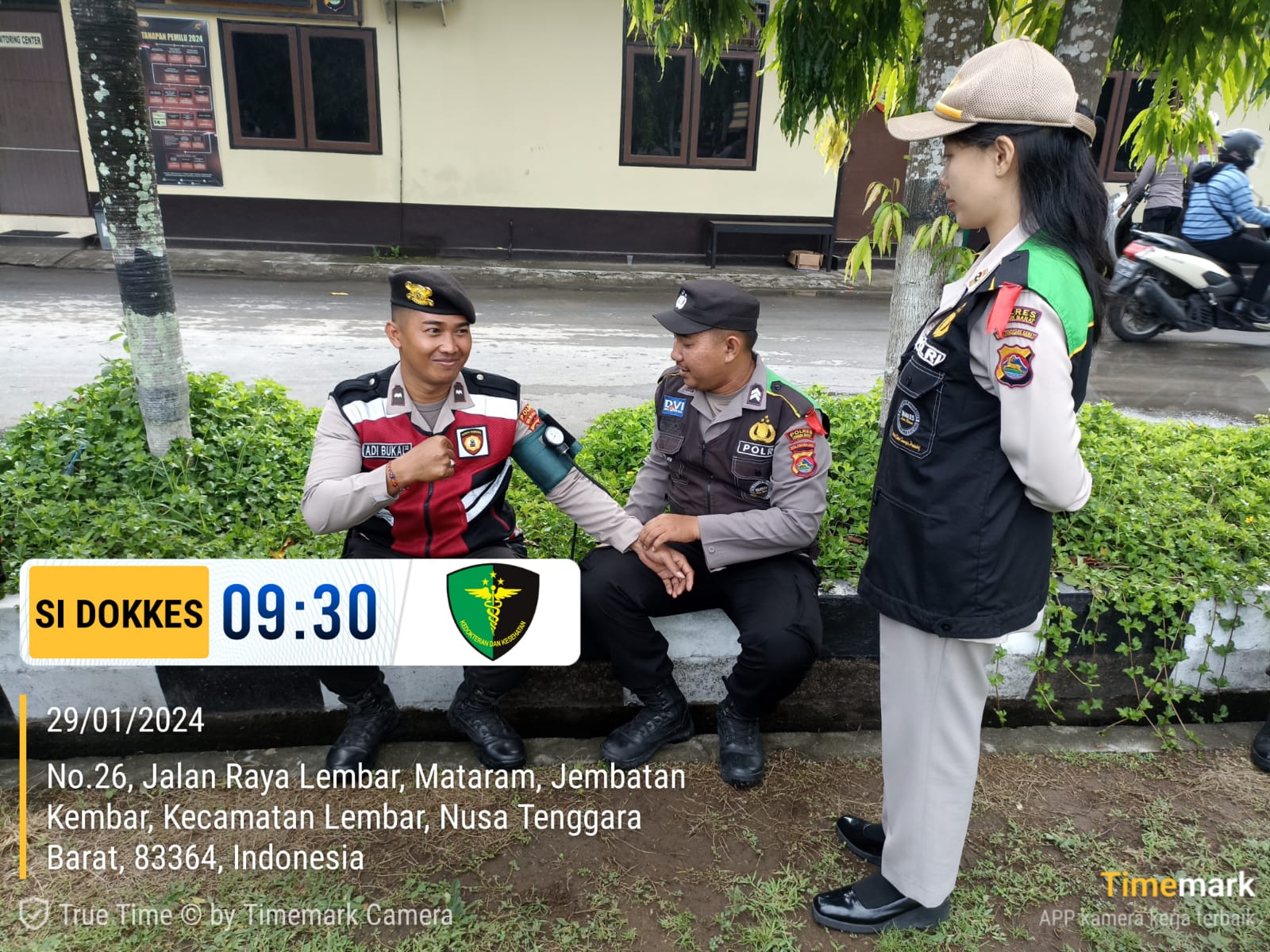 Satgas Ban Ops Polres Lombok Barat Lakukan Pemeriksaan Kesehatan Personel