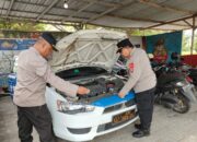 Polres Lombok Barat Siaga Amankan Pemilu 2024, Ranmor dan Personel Diperiksa