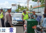 Patroli Siang Satgas Kamseltibcar Lantas Polres Lombok Barat di Bypass BIL 1 dan 2, Aman dan Tertib